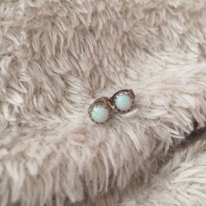 Opal Earings Stearling Silver,New Mexico